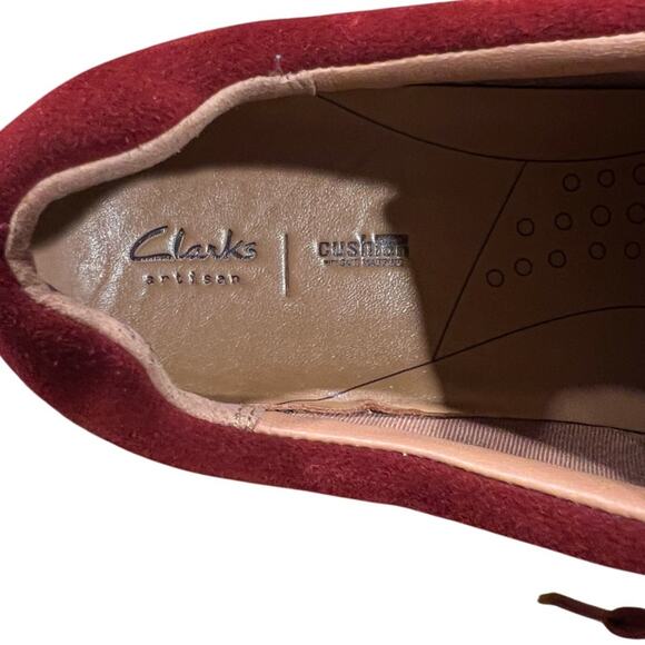 Clarks Amberlee Crest Suede Sneaker Size 10 - Picture 6 of 8